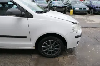 VW Polo 9N3 Kotflügel vorne rechts weiß LB9A - Bild 1