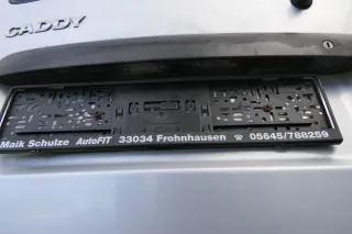 VW Caddy 2k Flügeltür hinten links silber LA7W mit Scheibe OHNE Anbauteile - Bild 4