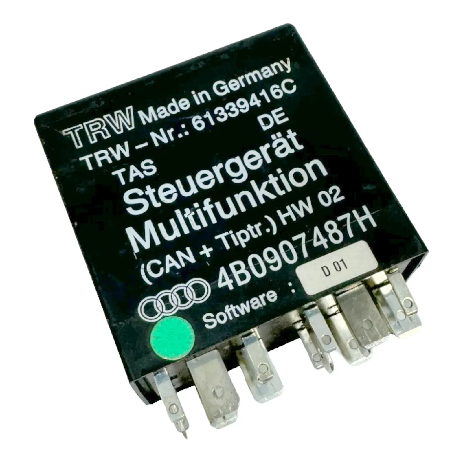 Audi A4 B5 A6 VW Sharan Passat 3B Relais 618 Multifunktion Lenkrad 4B0907487H - Bild 1