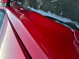 VW Golf 4 1J Kotflügel vorne links rot LY3D - kleine Hageldellen - Bild 13