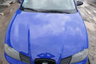 Seat Ibiza 6L Motorhaube Haube Klappe vorne blau LS5G 6L0823031D - Bild 1