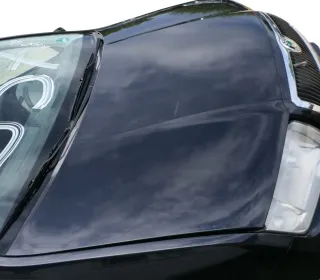 Skoda Fabia 6Y Motorhaube Klappe vorne schwarz LF9R mit Grill vorn - Bild 3
