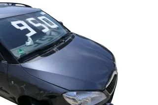 Skoda Fabia 5J Roomster Motorhaube Haube Klappe vorne grau LF8J - Bild 2