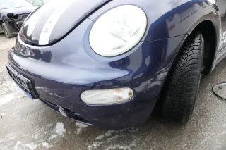 New Beetle 9C Stoßstange vorne Stoßfänger vorn blau LG5T mit Nebelscheinwerfer - Bild 4