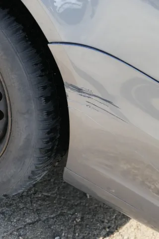 VW Golf 5 + 6 Kombi Avant Stoßstange hinten Heckstoßstange grau LD7X Spoiler PDC - Bild 9