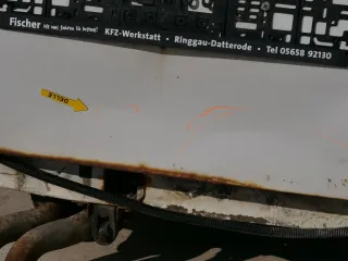 VW T4 Flügeltür Klappe hinten links weiß R902 mit Scheibe - Bild 11