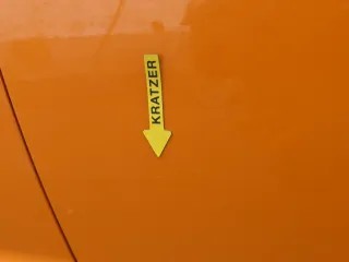 Ibiza 6J Tür vorne rechts Beifahrertür orange LP2C 2/3-Türer - ohne Anbauteile - Bild 5
