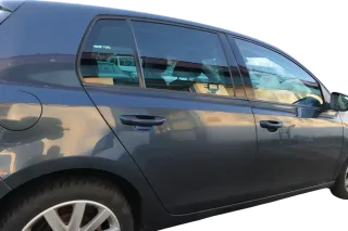 Golf 6 5K Tür hinten rechts LC5F grau blau ohne Anbauteile 4/5 Türer - Bild 2
