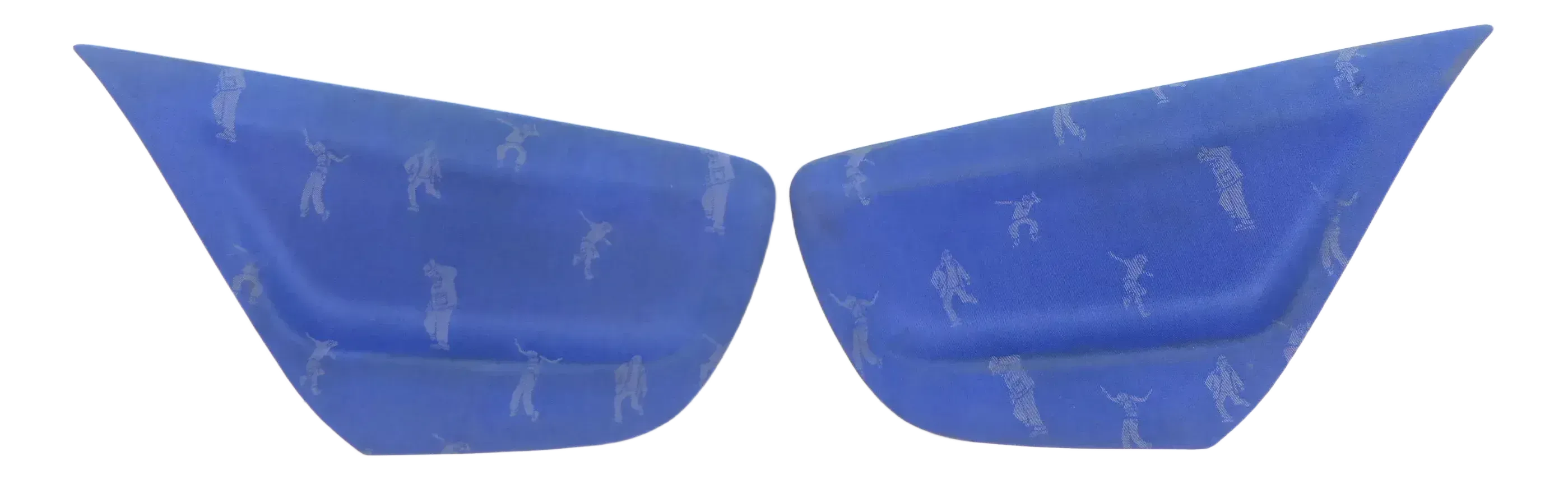 2 Lupo Arosa Türverkleidung Verkleidung Seite hinten links rechts Abdeckung blau - Bild 1
