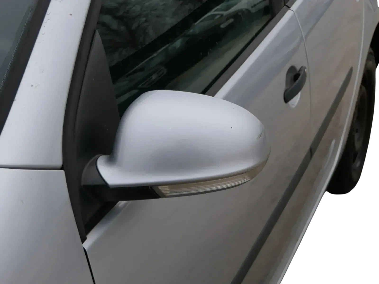 Golf 5 1K elektrischer Spiegel Außenspiegel links mit Blinker silber grau LA7W - Bild 1
