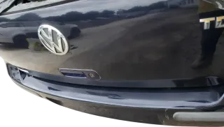 VW Golf 4 Limousine Stoßstange hinten Heckstoßstange Stoßfänger blau LC5H - Bild 4