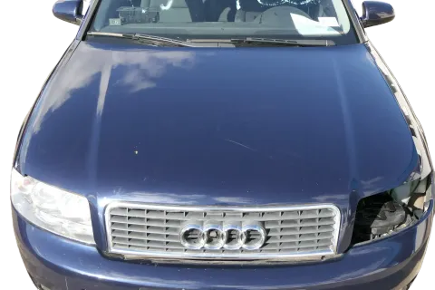 Audi A4 B6 8E Motorhaube Haube Klappe blau LZ5J- mit Grill