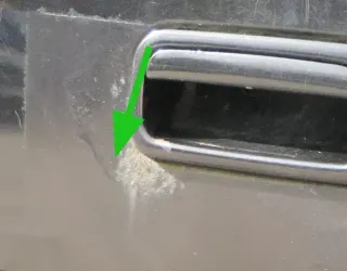Golf 4 1E Cabrio Heckklappe Kofferraumklappe hinten Klappe blau LC5U ohneAnbaute - Bild 2