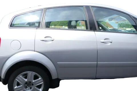 Audi A2 8Z Tür Türblatt hinten rechts silber LY7W - ohne Anbauteile