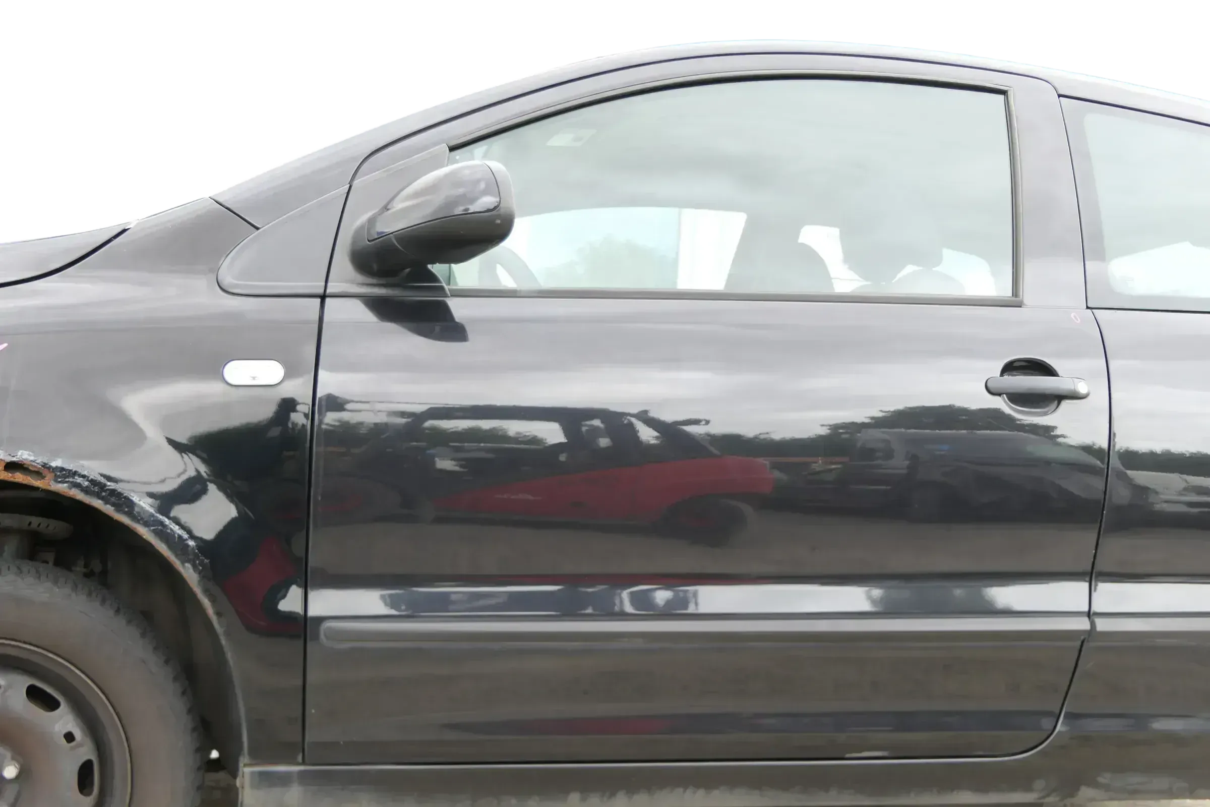 VW Fox 5Z Tür vorne links Fahrertür schwarz LC9Z - Bild 1