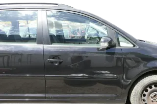 VW Touran 1T 1T3 Tür vorne rechts Beifahrertür schwarz LC9Z meta ohne Anbauteile - Bild 1