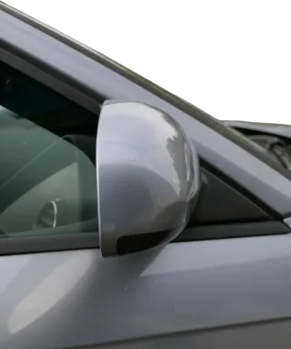 Audi A3 8P elektrischer Spiegel Außenspiegel vorne rechts grau LX7W + Glas - Bild 3