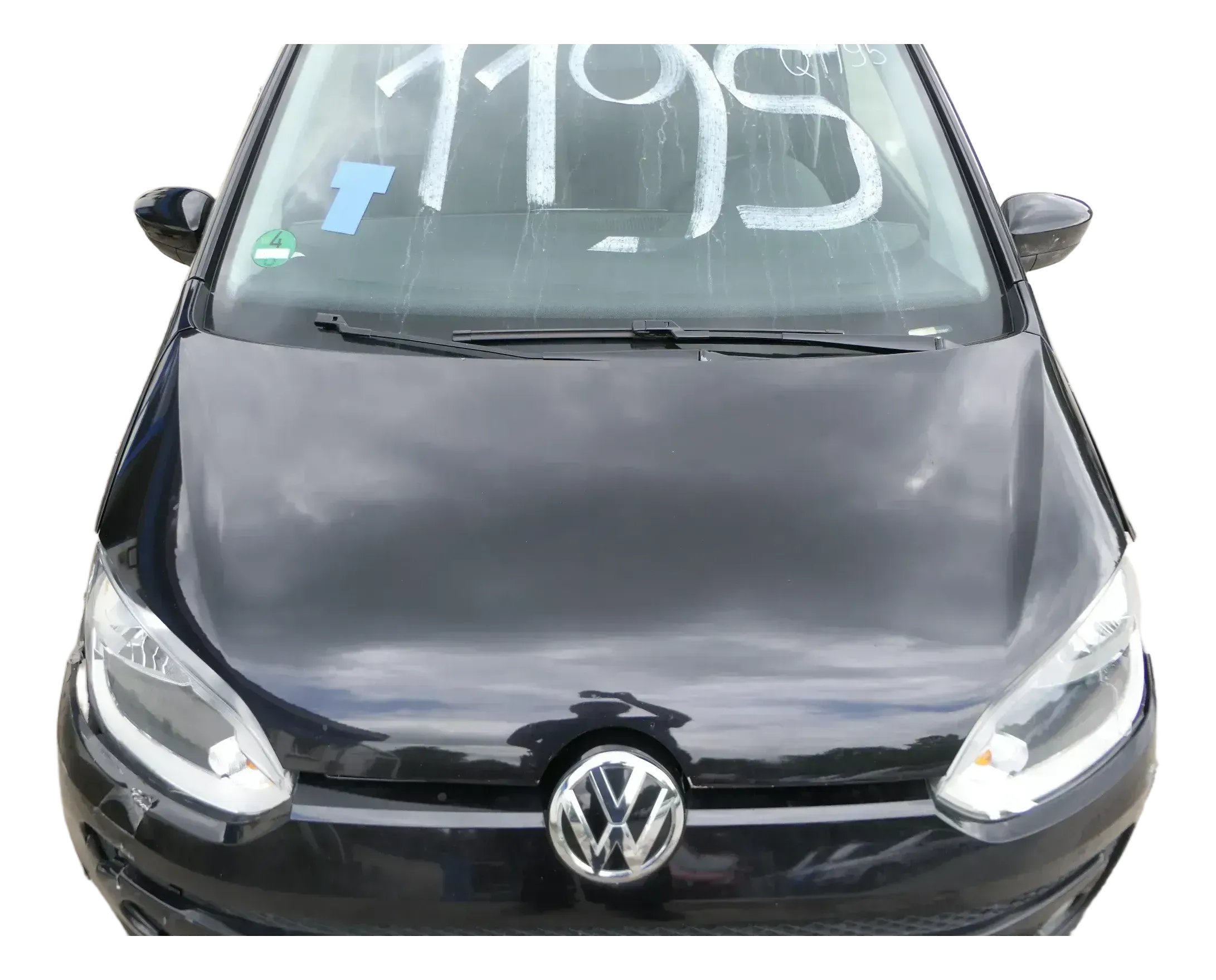 VW Up 4D 1S Motorhaube Klappe vorne schwarz LC9X Frontklappe Klappe Haube - Bild 1
