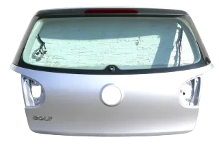 VW Golf 5 V Heckklappe hinten Kofferraumklappe mit Scheibe silber LA7W reflexsil - Bild 1
