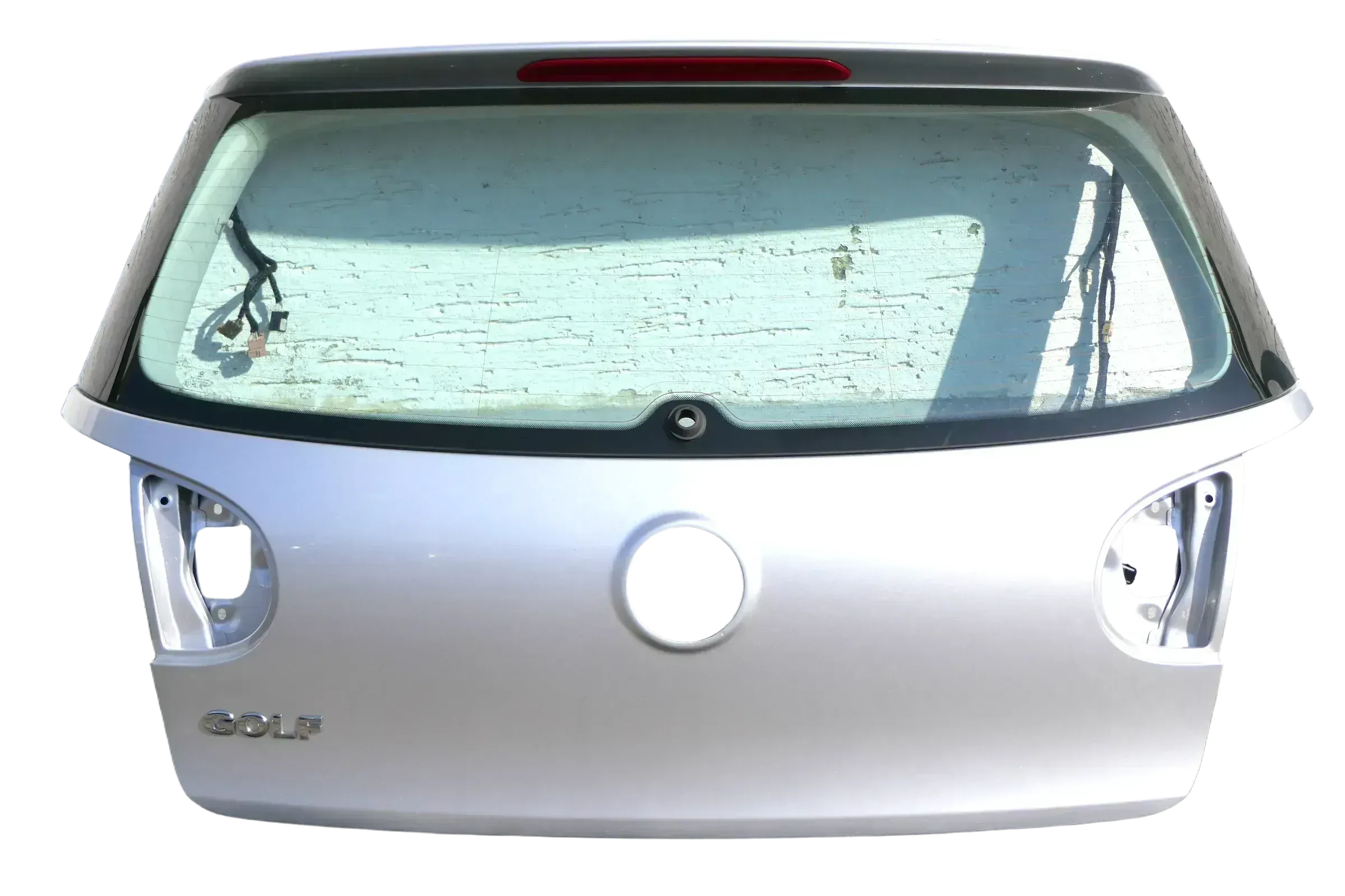 VW Golf 5 V Heckklappe hinten Kofferraumklappe mit Scheibe silber LA7W reflexsil - Bild 1