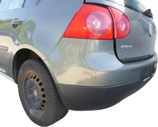 VW Golf 5 1K Limousine Stoßstange hinten Heckstoßstange LA6Q grau grün - Bild 8