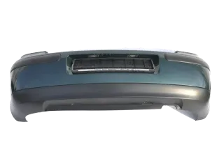 VW Golf 4 Limousine Stoßstange hinten Heckstoßstange Stoßfänger grün LC6M - Bild 1