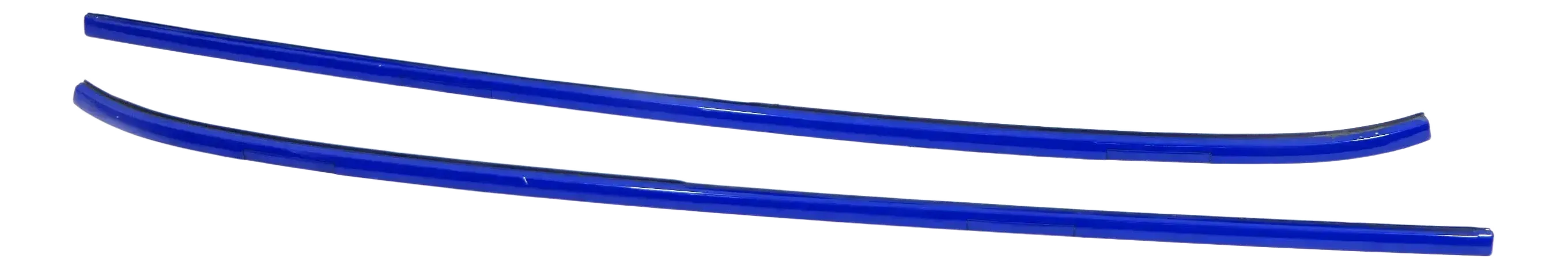 2x VW Polo 6N2 Dachleisten Leisten Dach blau LW5Z Leiste Dachleiste rechts+links - Bild 1