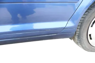Audi A3 8P 4/5-Türer Tür hinten links Türblatt mit Rahmen blau LZ5C - Bild 5