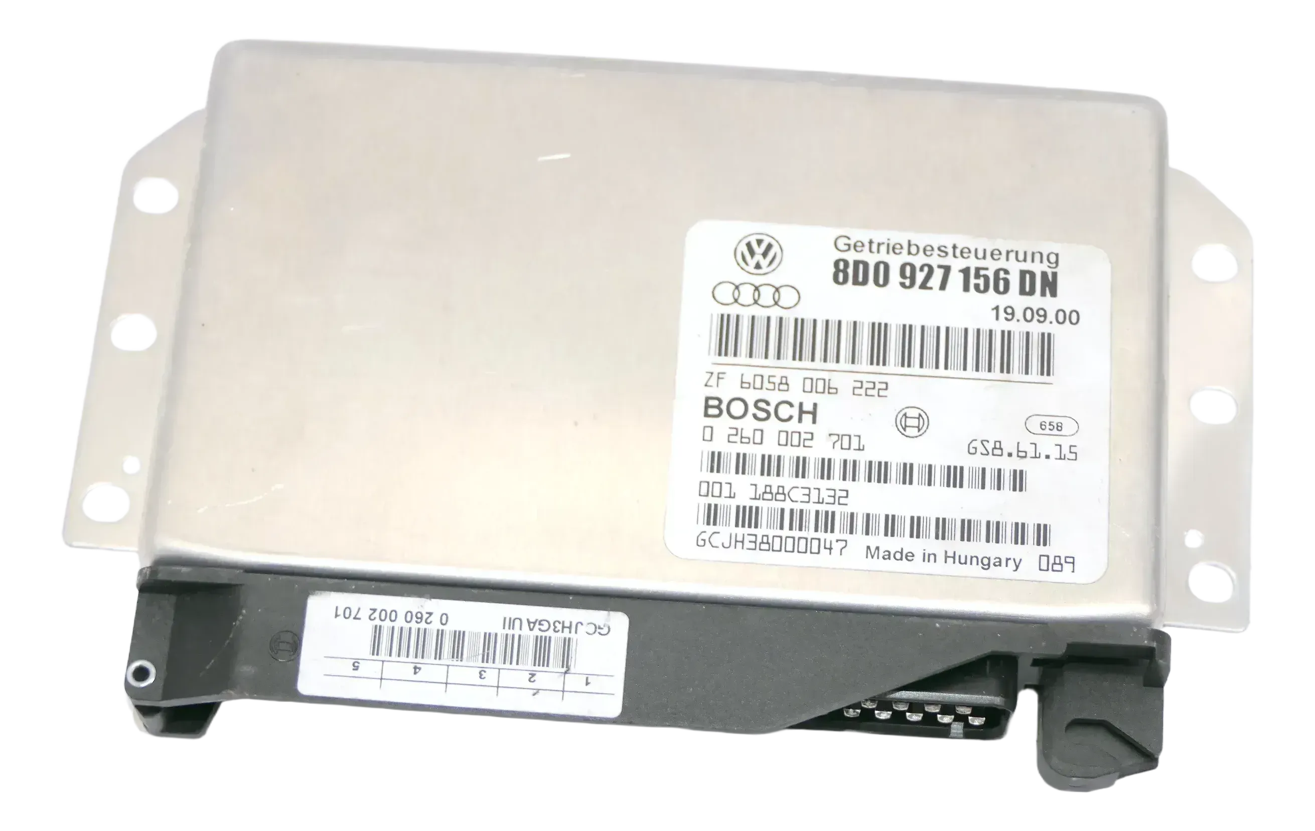 Audi A4 Automatikgetriebe Steuergerät 8D0927156DN 2.5 TDI AKN Motor Getriebe FAP - Bild 1