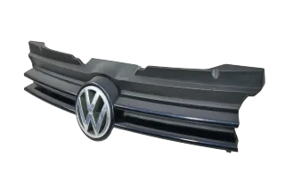 VW Golf 4 Cabrio 1E Grill Kühlergrill mit VW Zeichen Logo blau LC5H - Bild 4