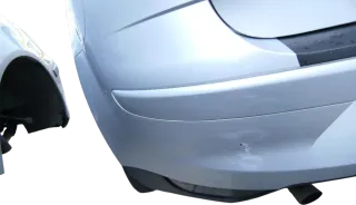 Seat Altea 5P Stoßstange hinten Heckstoßstange Stoßfänger grau silber LS7N - Bild 9