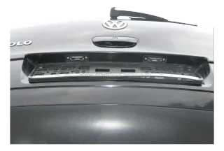 VW Polo 9N 9N3 Stoßstange Heckstoßstange hinten schwarz LC9Z Stoßfänger - Bild 17