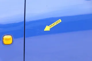 A4 B5 Tür nur Türblatt vorne links Fahrertür blau LZ5M Kombi oder Limo - Bild 2