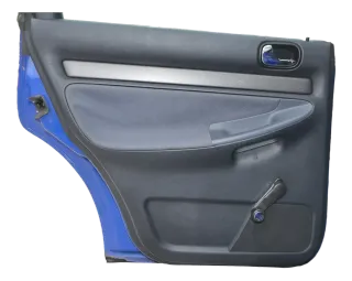1x Audi A4 B5 Türverkleidung Verkleidung Tür hinten links Abdeckung Griff -blau - Bild 1