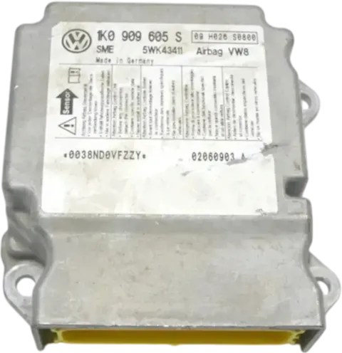 Skoda Octavia 1Z Steuergerät Airbagsteuergerät 1K0909605S 09 H026 S0800 Airbag