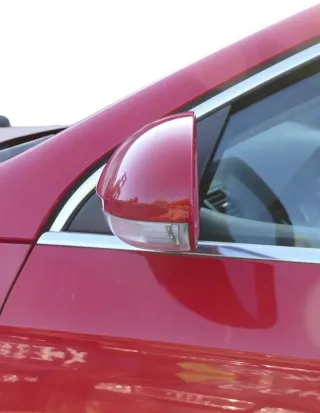 VW Passat 3C elektrischer Spiegel Außenspiegel links mit Glas Blinker rot LY3D - Bild 5