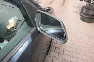 VW Polo 9N 9N3 mechanischer Spiegel Außenspiegel rechts vorne schwarz Blinker - Bild 2