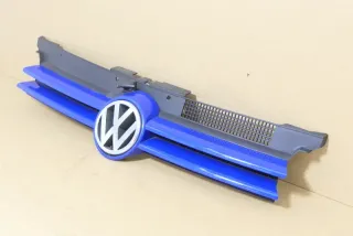 VW Golf 4 Grill Kühlergrill VW Zeichen Logo blau LW5Z - Mängel - Bild 4