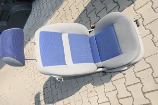 Seat Arosa VW Lupo Sitz vorne rechts Beifahrersitz höhenverstellbar blau - Bild 1