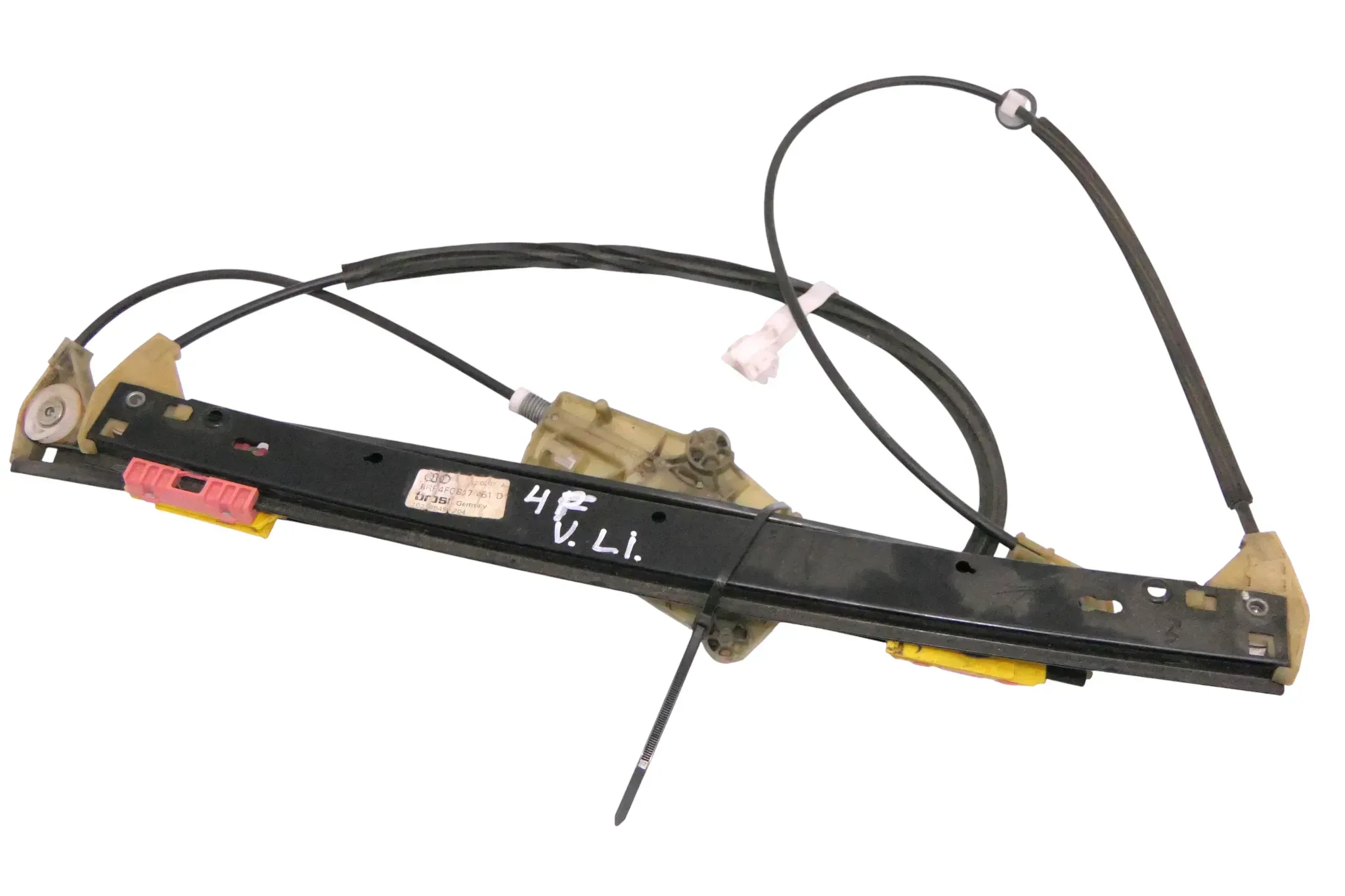 Audi A6 4F ektrischer Fensterheber Gestänge vorne links 4F0837461D - Bild 1