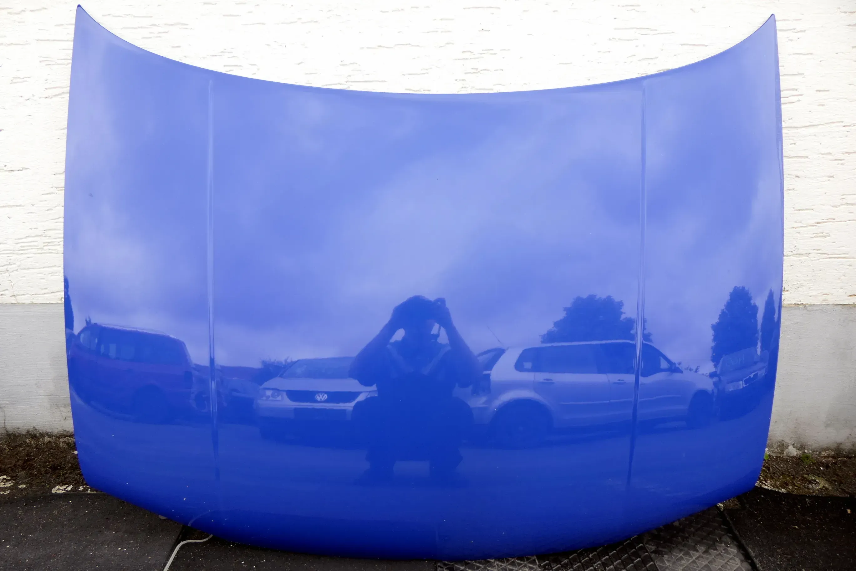 VW Golf 4 Motorhaube Haube Klappe vorne blau LW5Z Frontklappe - Bild 1