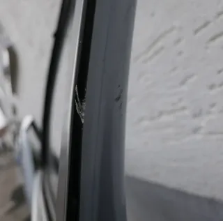 VW Lupo 6E 3L FSI Tür vorne links Fahrertür grau blau LR7U (mechanischer Fenster - Bild 5