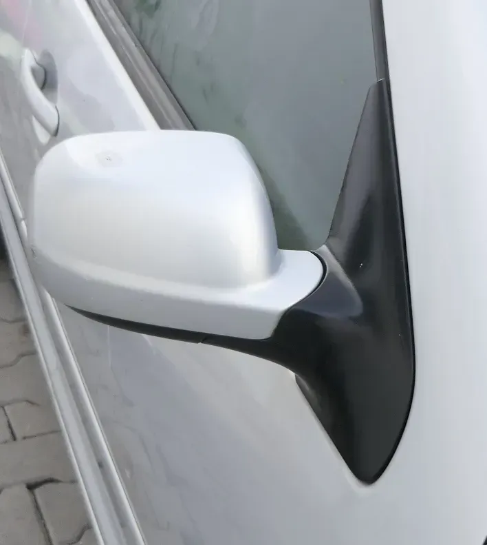 Golf 4 Bora elektrischer Spiegel vorne rechts Außenspiegel grau silber LB7Z Glas - Bild 1