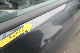 VW Polo 9N 9N3 Tür vorne rechts Beifahrertür 2/3-Türer grau LC7V ohneAnbautei - Bild 9