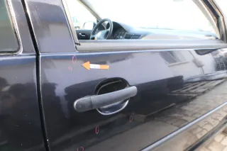 VW Golf 4 Tür vorne rechts Beifahrertür 2/3-Türer schwarz LC9Z ohnAnbautei - Bild 7