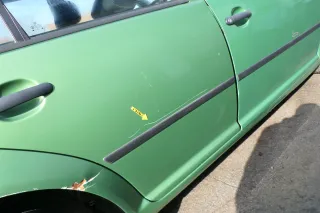 VW Golf 4 Limousine Tür hinten rechts grün LA6P (KEINkombi) - Bild 3
