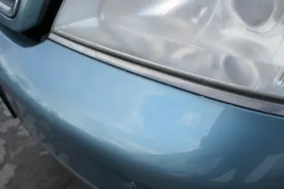 Audi A6 4B Frontstoßstange Stoßstange vorn vorne Stoßfänger grün blau LX6V jaspi - Bild 7