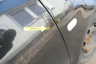 VW Polo 9N 9N3 Tür vorne rechts Beifahrertür 2/3-Türer schwarz LC9Z ohneAnbautei - Bild 9