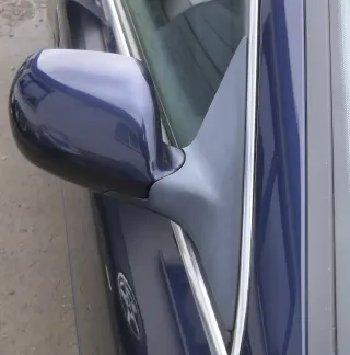 Audi A6 4B Spiegel Außenspiegel rechts elektrisch blau LZ5T + Glas - Bild 1