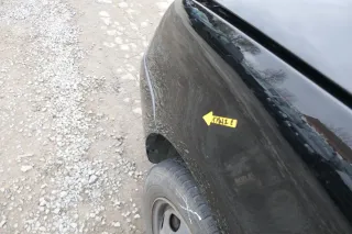 VW Lupo 6X Kotflügel vorne links schwarz L041 - Bild 4